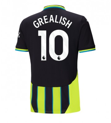Manchester City Jack Grealish #10 Replika Udebanetrøje 2024-25 Kortærmet